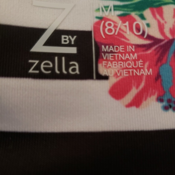 Zella Women's Flower Print, Stripes  Leggings - Picture 4 of 7